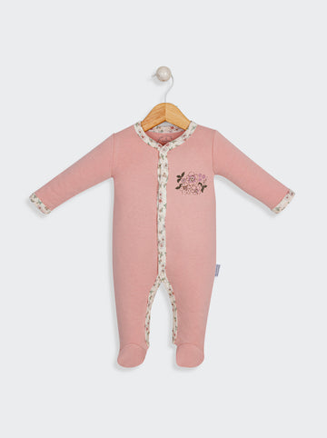 Baby jumpsuit dusty rose